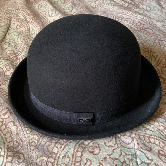 Cov-ver bowler derby women's hat size L. (Now Conner). 100% waterproof wool. - Picture 5 of 16